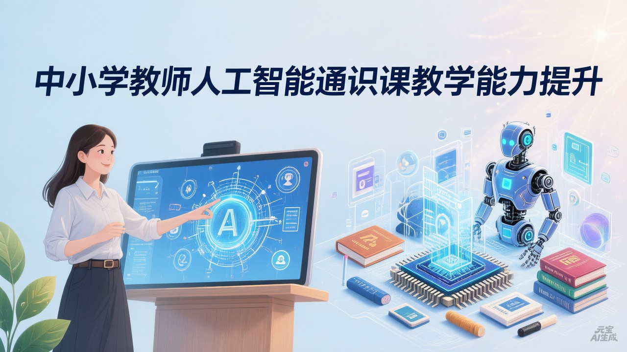 中小学教师人工智能通识课教学能力提升培训